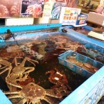 市場には蟹も沢山！